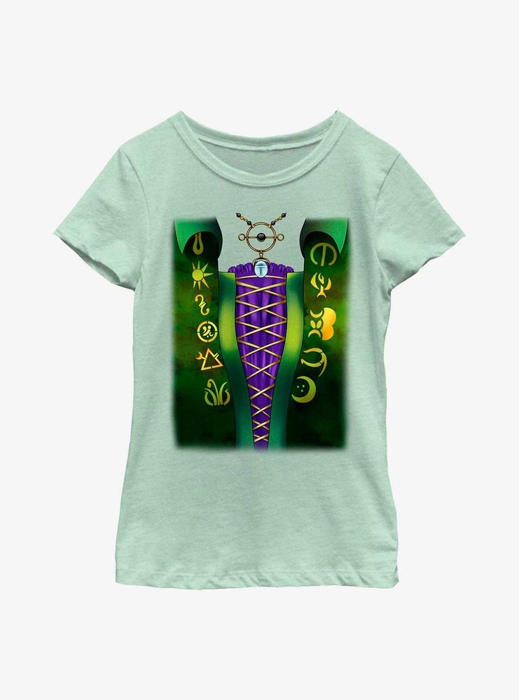 Disney Hocus Pocus Winnie Dress Cosplay Youth Girls T-Shirt