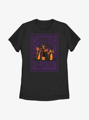 Disney Hocus Pocus Animated Sanderson Sisters Womens T-Shirt