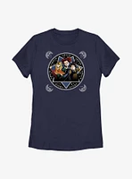 Disney Hocus Pocus Sanderson Sisters Cartoon Style Womens T-Shirt