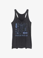 Disney Hocus Pocus Transformation Spell Lyrics Womens Tank Top