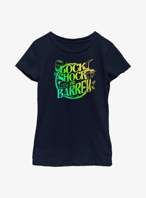 Disney The Nightmare Before Christmas Lock, Shock And Barrel WarpedYouth Girls T-Shirt