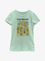 Disney The Nightmare Before Christmas Summer Fest Poster Panels Youth Girls T-Shirt