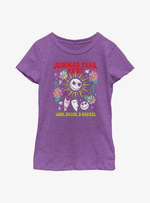 Disney The Nightmare Before Christmas Summer Back Youth Girls T-Shirt