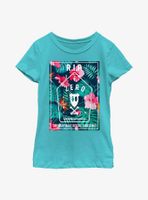 Disney The Nightmare Before Christmas Tropical Street Zero Youth Girls T-Shirt