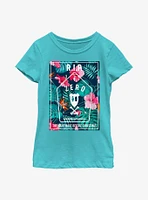 Disney The Nightmare Before Christmas Tropical Street Zero Youth Girls T-Shirt