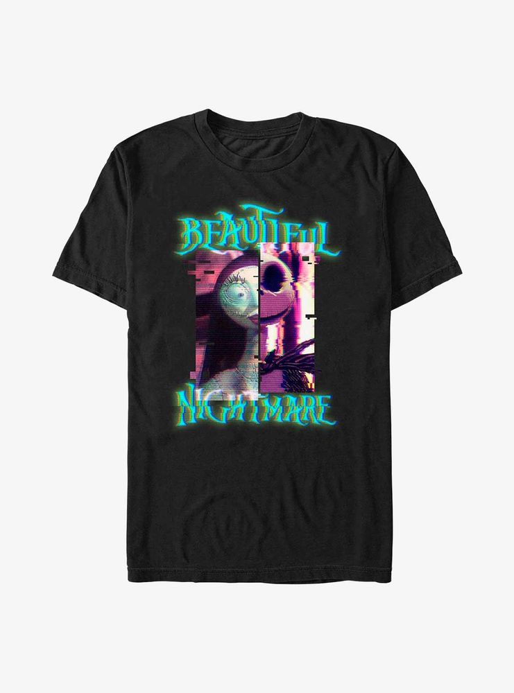 Disney The Nightmare Before Christmas Glitchy T-Shirt