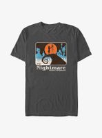 Disney The Nightmare Before Christmas Retro Jack & Sally Scene  T-Shirt