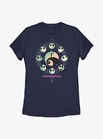 Disney The Nightmare Before Christmas Forever And Always Diamond Womens T-Shirt