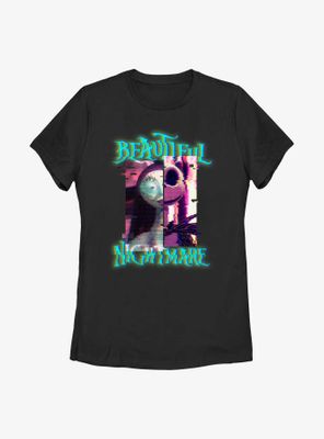 Disney The Nightmare Before Christmas Glitchy Womens T-Shirt