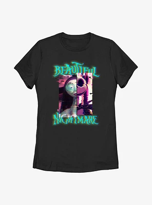 Disney The Nightmare Before Christmas Glitchy Womens T-Shirt