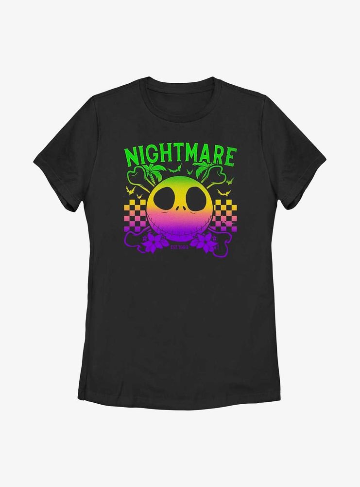 Disney The Nightmare Before Christmas Jack Sunset Womens T-Shirt