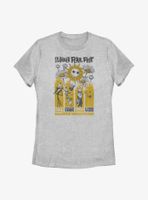 Disney The Nightmare Before Christmas Summer Fest Poster Panels Womens T-Shirt