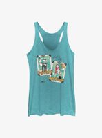 Disney The Nightmare Before Christmas Tarot Cards Womens Tank Top