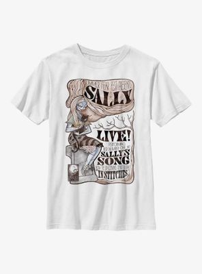 Disney The Nightmare Before Christmas Fest Sally Watercolor Youth T-Shirt