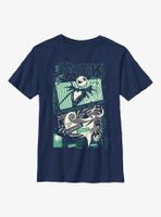 Disney The Nightmare Before Christmas Jack & Zero Fear Fest Poster Youth T-Shirt