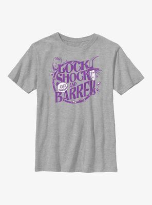 Disney The Nightmare Before Christmas Lock, Shock And Barrel Youth T-Shirt