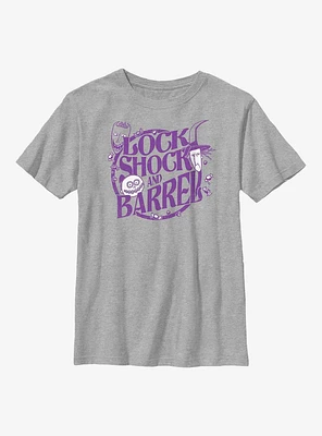 Disney The Nightmare Before Christmas Lock, Shock And Barrel Youth T-Shirt