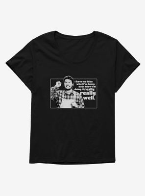 Parks And Recreation Andy Doing Well Womens T-Shirt Plus