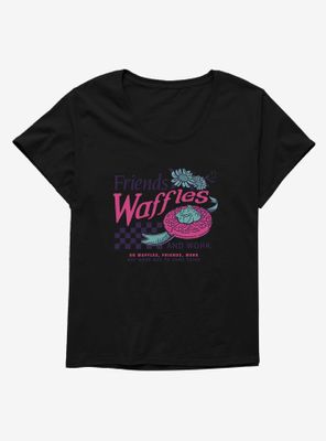 Parks And Recreation Friends Waffles Work Womens T-Shirt Plus