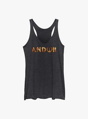 Star Wars: Andor Glitch Logo Girls Tank