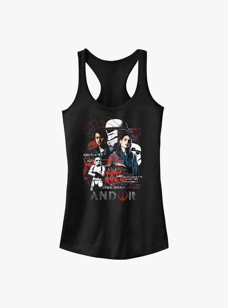 Star Wars: Andor Hero Print Girls Tank