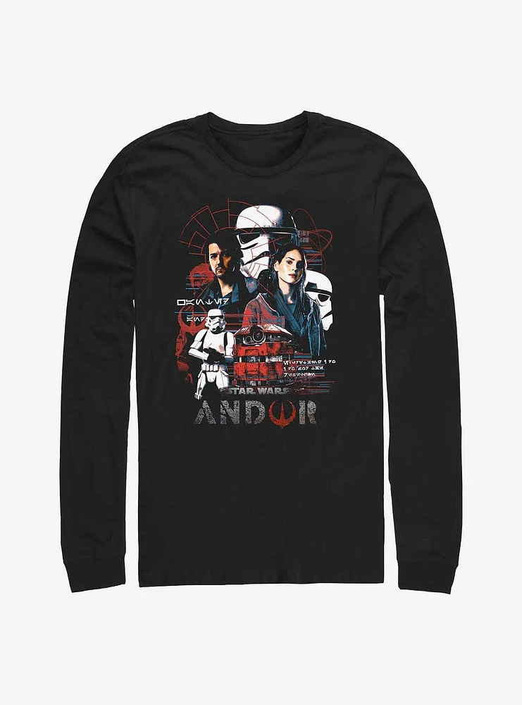 Star Wars: Andor Hero Print Long-Sleeve T-Shirt