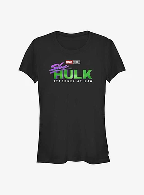 Marvel She-Hulk: Attorney At Law Logo Girls T-Shirt