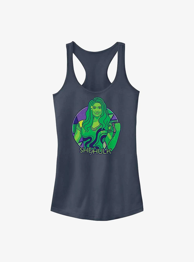 Marvel She-Hulk: Attorney At Law Color Block Girls Tank