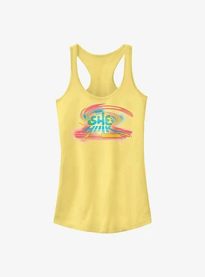 Marvel She-Hulk: Attorney At Law Spray Paint Logo Girls Tank