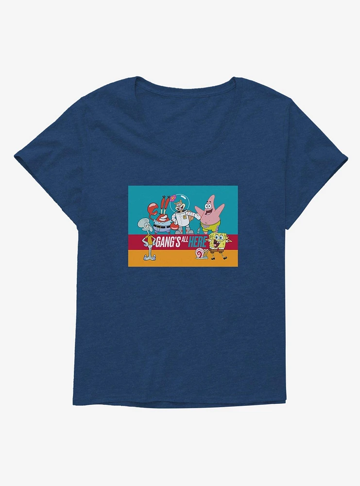 SpongeBob SquarePants Gang's All Here Girls T-Shirt Plus
