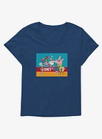 SpongeBob SquarePants Gang's All Here Girls T-Shirt Plus