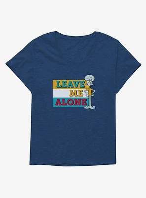 SpongeBob SquarePants Squidward Leave Me Alone Girls T-Shirt Plus