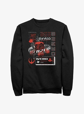 Star Wars Andor B2EMO Infographic Sweatshirt