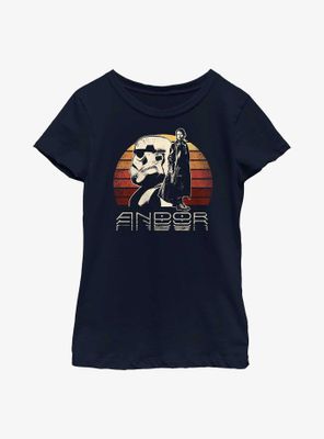 Star Wars Andor Trooper Sunset Youth Girls T-Shirt