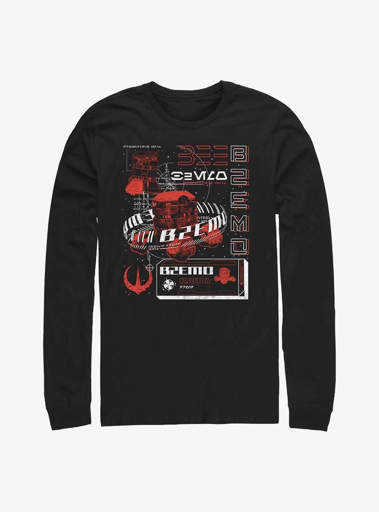 Star Wars Andor B2EMO Infographic Long Sleeve T-Shirt