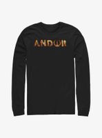 Star Wars Andor Glitch Logo Long Sleeve T-Shirt