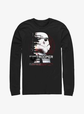 Star Wars Andor Storm Trooper Infographic Long Sleeve T-Shirt