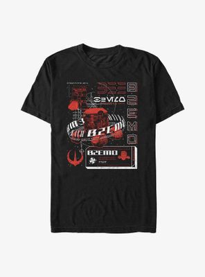 Star Wars Andor B2EMO Infographic T-Shirt