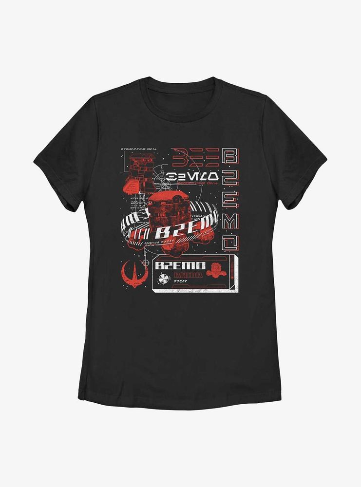 Star Wars Andor B2EMO Infographic Womens T-Shirt