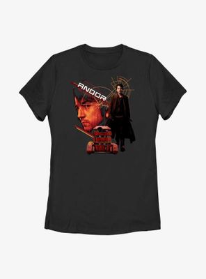 Star Wars Andor Caspian And B2EMO Information Womens T-Shirt