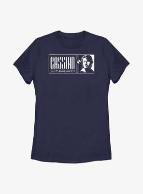 Star Wars Andor Cassian Portrait Womens T-Shirt