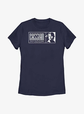 Star Wars Andor Cassian Portrait Womens T-Shirt