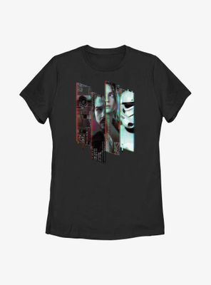 Star Wars Andor Group Glitch Womens T-Shirt