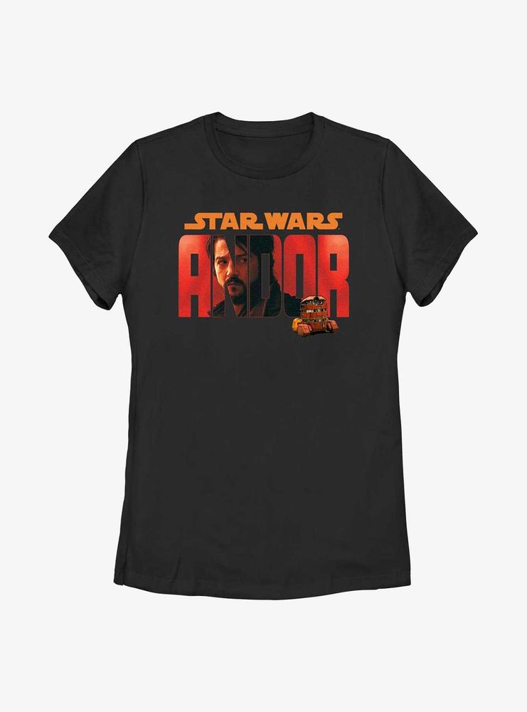 Star Wars Andor Portrait Name Fill Womens T-Shirt