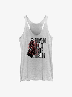 Star Wars Andor Everything For The Rebellion Womens Tank Top