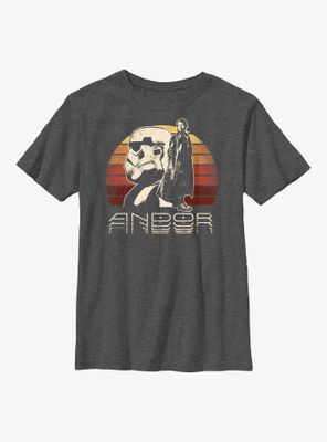 Star Wars Andor Trooper Sunset Youth T-Shirt