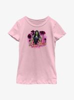 Marvel She-Hulk Palm Trees Youth Girls T-Shirt