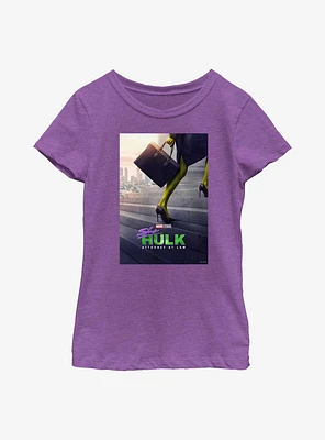 Marvel She-Hulk Poster Youth Girls T-Shirt