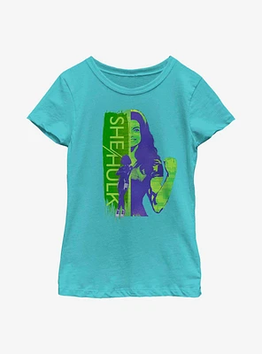 Marvel She-Hulk Silhouette Youth Girls T-Shirt