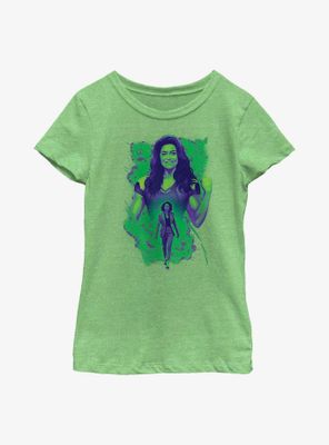 Marvel She-Hulk Transformation Youth Girls T-Shirt
